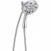Delta 4-Spray H2Okinetic In2ition 2-in-1 Hand Held Shower Head with Hose and Magnetic Docking  Chrome 58472 - B009MLXJX8